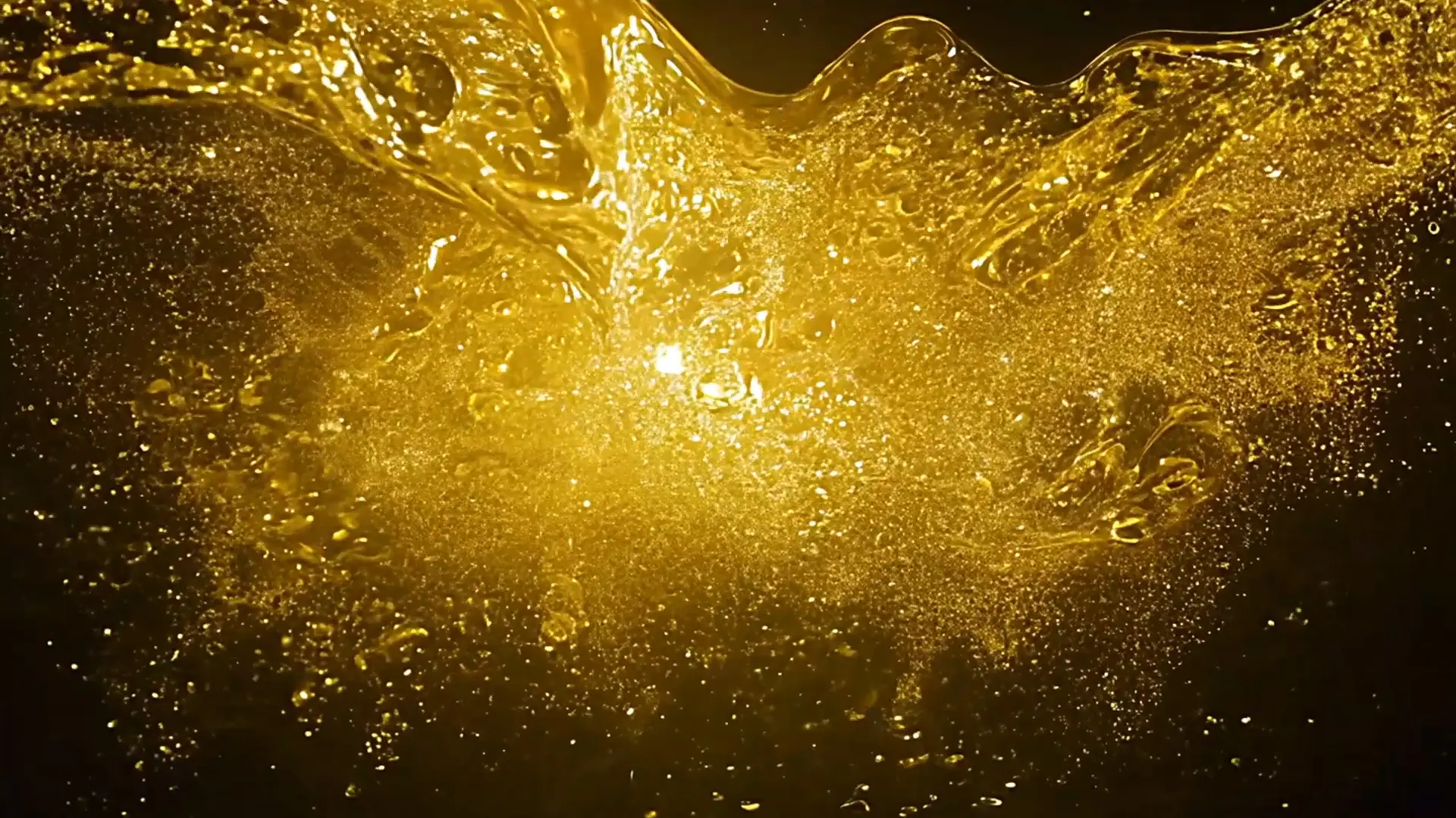 Lustrous Gold Wave Video Background for Motion Graphics